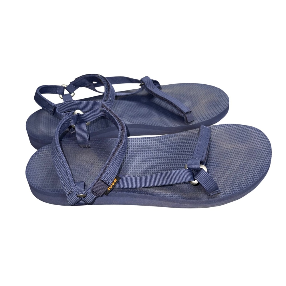 Teva Original Universal Sandals Women 9 Navy Blue Good Strappy Hiking 1150110